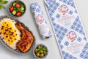 سفره یکبار مصرف چاپی تبلیغاتی